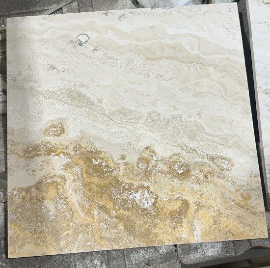 1 Crate 170sf 12"x12" Yosemite Travertine