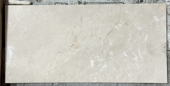1 Crate 360sf 6"x12" Crema Honed