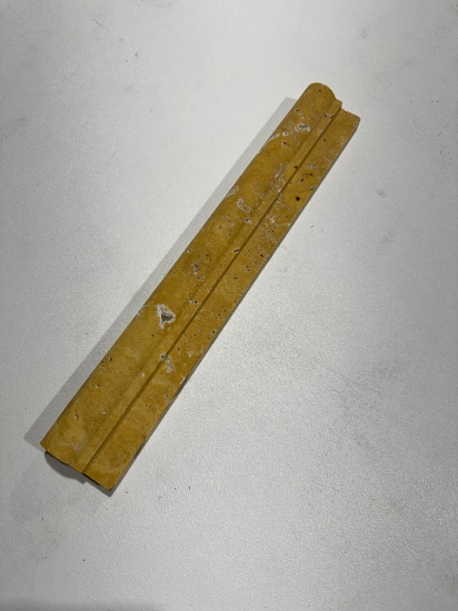 1 LOT 396 PCS! Yellow Travertine Honed OGEE