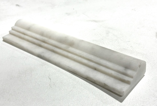 1 LOT 1,024 PCS! White Carrara OGG honed