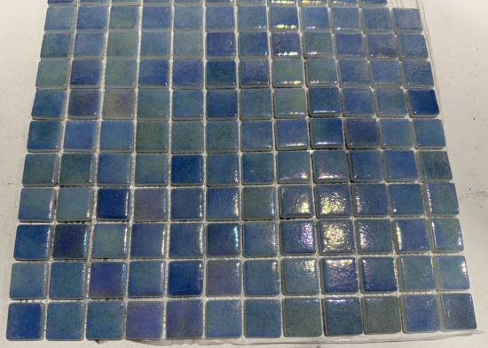 1 LOT 156sf  1"x1" Glass Mosaic 1"x1" 12x12"