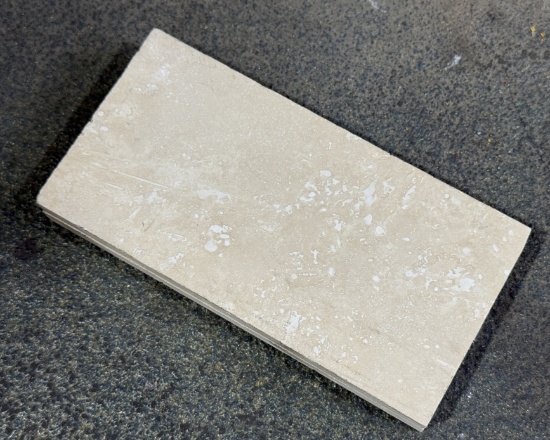 1 Crate 395sf 3"x6" Anatolio Ivory Filled/honed