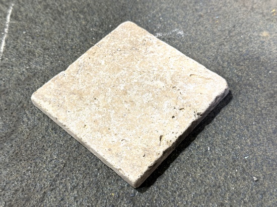 1 Crate 500sf 4"x4" Earthstone tumbled
