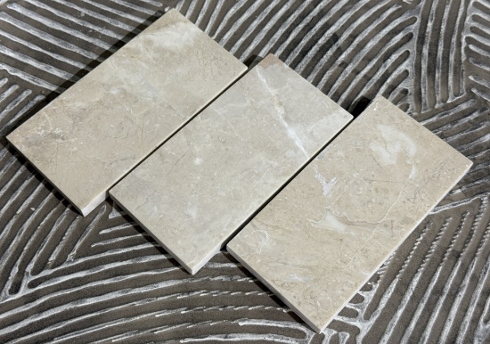 1 Crate 600sf 3"x6" Bursa Beige honed