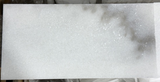 1 Crate 290sf 6"x12" White Carrara Polished