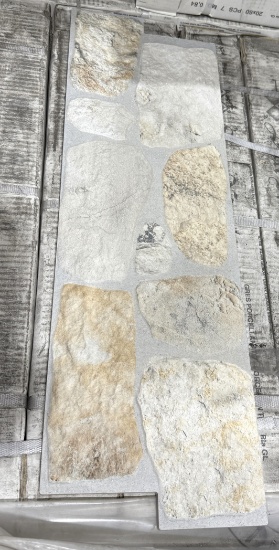 1 Crate 579sf 8"x24" PORCELAIN Veneer Beige