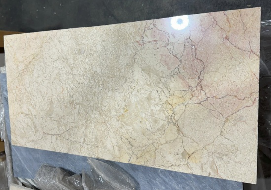 1 Crate 320sf 12"x24" Crème Rosa Polished