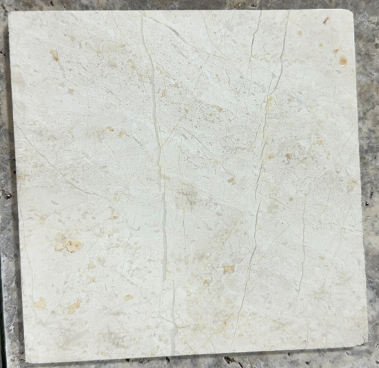 1 Crate 555sf 4"x4" Imperial White Carrara Honed