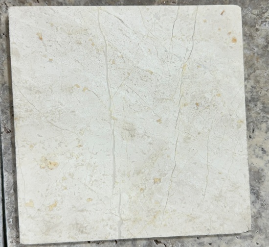1 Crate 216sf 6"x6" Crema Winter Polished