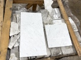 1 Crate 330sf White Carrara Mix 12x24, 6x12