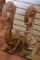 Pair of Antique Cast Iron Figural Dolphin