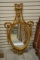 Neoclassical Wreath and Swag Giltwood Mirror