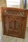 Carved Teak Wood Mirror with Shutter doors