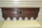 Renaissance Antique Dutch Wall Hang Hat/Coat Rack