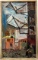 Modernist Depression Street Scene Signed Kaplan