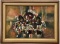 Latin Am Modernist Painting Figures Flowers Signed