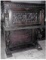 ITALIAN BAROQUE STYLE WALNUT CHEST ON STAND