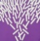 Hard Edge Purple & White Abstract Painting, Signed