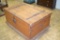 VTG Double Sided Top Iron Strapped Pine Storage