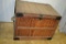 Wood Chest Trunk Wood Slats Wired Together