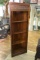 Vintage Tall Carved Wood Corner Cabinet