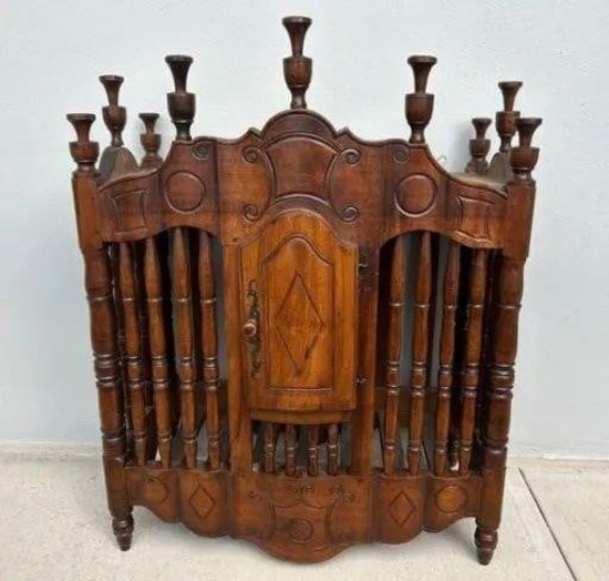 FRENCH PANETTIERE LOUIS XV STYLE CABINET
