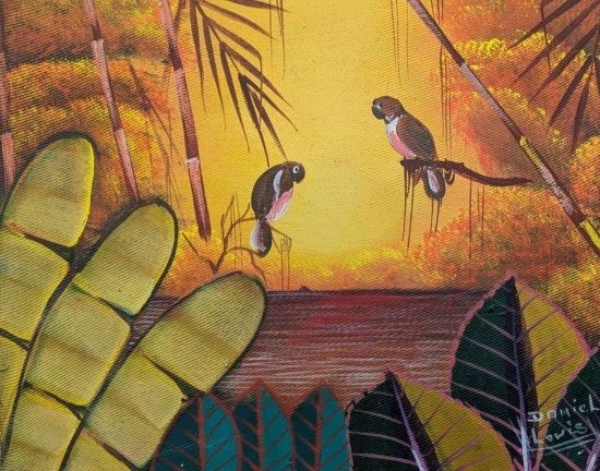 DANIEL LEWIS (Haitian) Caribbean Tropical Sunset