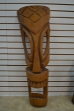 Tribal XL Hand Carved Teak Wood Mask
