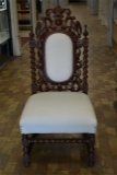 Renaissance Revival Antique Carved Oak Chair