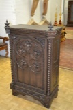 Dutch Wood and Beadwork Cupboard Circa 1870