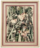 1960's Mid-Century American Modern Abstract Signed