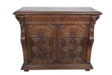 CASSAPANCA STYLE CARVED WOOD CABINET