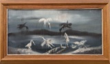 CHARLES OBAS (1927-1968, Haitian) Tropical Storm