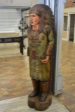 CIGAR STORE INDIAN Wood Carved and Painted