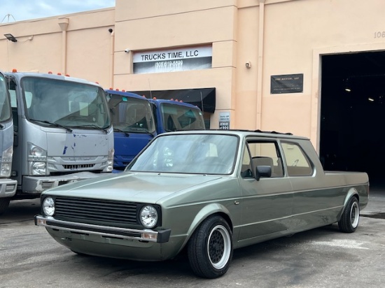 1980 VOLKSWAGEN VW RABBIT CUSTOM EXTENDED PICKUP TRUCK AIR RIDE DIESEL 87K MILES