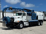 2015 PETERBILT 348 VAC CON VACUUM VAC SEWER CLEANER COMBO TRUCK TURBO DIESEL ONLY 66K MILES