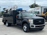 2016 FORD F550 4X4 MECHANICS SERVICE TRUCK STELLAR 6620 CRANE 6.7L POWERSTROKE DIESEL 178K MILES