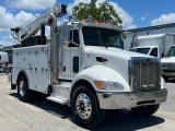 2016 PETERBILT 337 MECHANICS SERVICE TRUCK DIESEL STELLAR 12621 CRANE AIR COMPRESSOR GVWR 26,000 LB