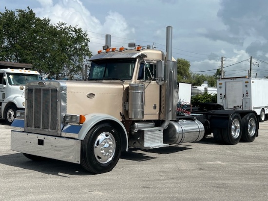 2000 PETERBILT 379 EXTENDED HOOD DAYCAB 12.7L DETROIT SERIES 60 TURBO DIESEL RUNS GREAT COLD AC