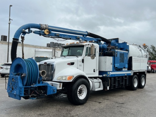 2006 PETERBILT 335 VAC CON VACUUM VAC SEWER CLEANER COMBO TRUCK CAT DIESEL ONLY 70K MILES