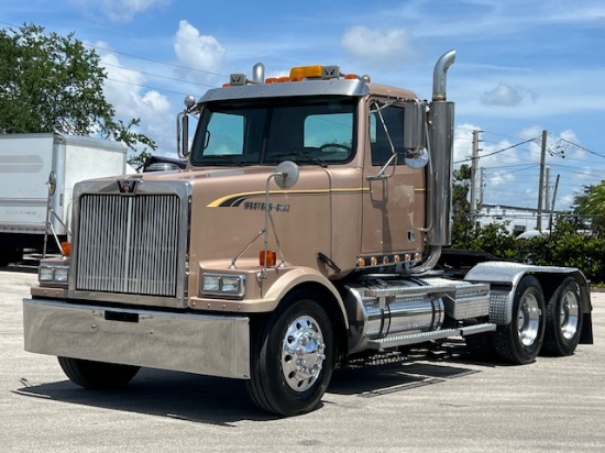 2006 WESTERN STAR 4900 FA TANDEM AXLE DAYCAB TRUCK CATERPILLAR CAT C13 ENGINE AUTOSHIFT WET KIT