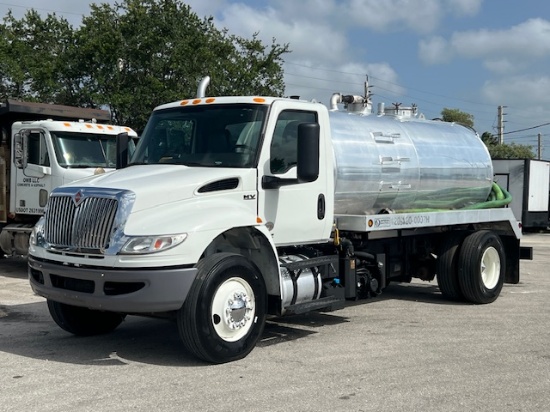 2021 International Mv607 Septic Vacuum Pump 2500 Gal Tank Truck Cummins Turbo Diesel Automatic