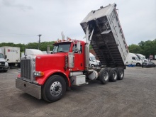 2006 PETERBILT 357 TRI AXLE DUMP TRUCK CATERPILLAR C15 DIESEL 18 SPEED MANUAL