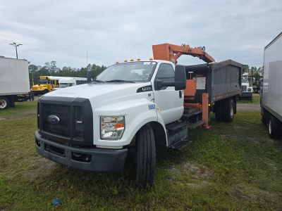 2018 Ford F750 Grapple Dump Truck Only 58k Miles
