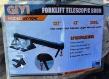 GIYI Telescopic Forklift Boom