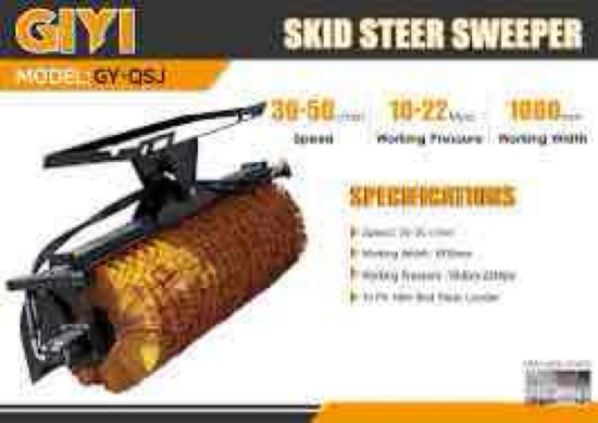 Mini Skid Steer Sweeper