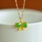 Exquisite Sterling Silver-Gold Plated Inlaid Jasper Pendant