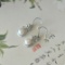 A Pair of Exquisite Sterling Silver Inlaid Pearl Earrings