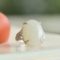 Exquisite Sterling Silver Inlaid White Jade Ring