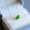 Exquisite Sterling Silver Inlaid Jasper Pendant